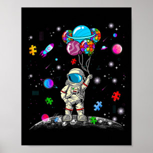 Poster Casse-tête de l'astronaute Lloon pour la sensibili