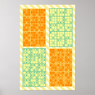 Poster Casse-tête Sudoku