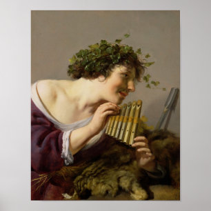 Poster Casserole jouant ses tuyaux