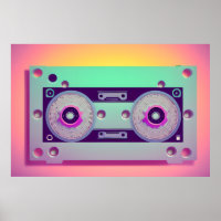 cassette audio | Musique | Rétro | ART NUMÉRIQUE |