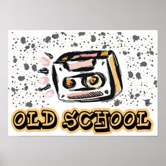 Poster cassette Old School