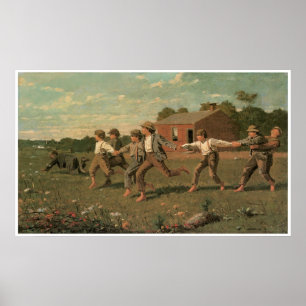 Poster Cassez le fouet, Winslow Homer 1872