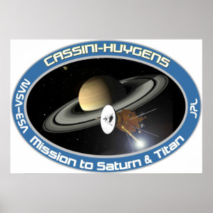 POSTER CASSINI - HUYGENS