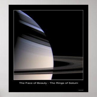 Poster CassiniMission-Face0fBeauté-Saturne