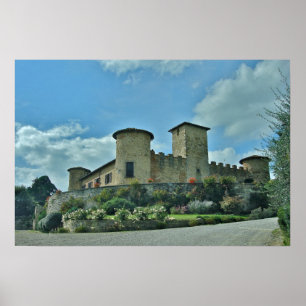 Poster Castello di Gabbiano, Italie - Photographie Imprim