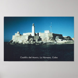 Poster Castillo del Morro, La Havana Cuba