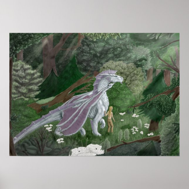 Poster CasualStrollElf&Dragon (Devant)