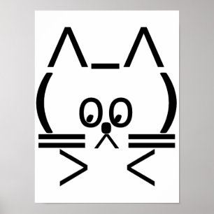 Poster Cat ASCII
