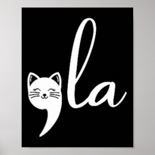 Poster Cat Comma La Kamala Harris Pour Président 2024 Ele