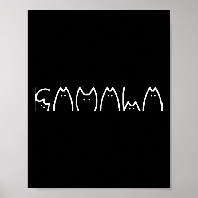 Poster Cat Comma La Kamala Harris Pour Président 2024 Ele (Devant)