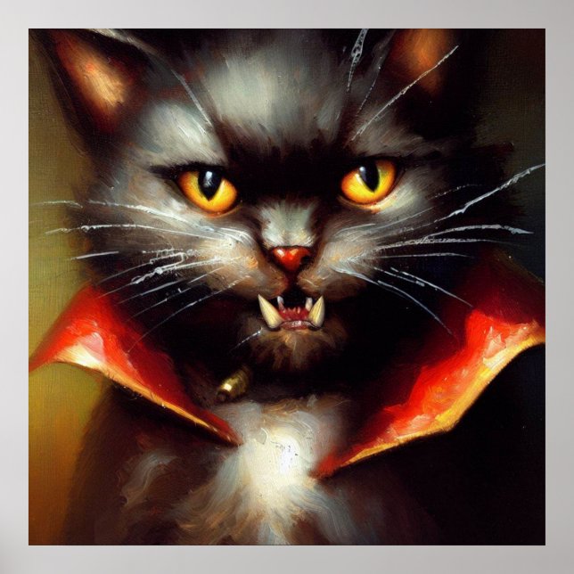 Poster Cat Dracula (Devant)