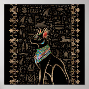 Poster Cat égyptien - Bastet