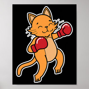 Poster Cat fait la boîte 1