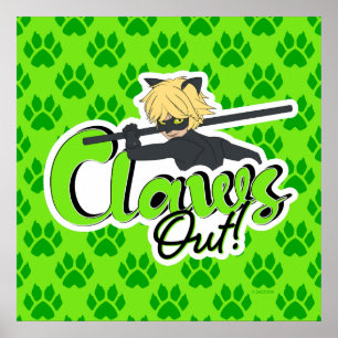 Poster Cat Noir Claws Out !