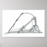 Catapulte, Léonard de Vinci