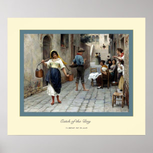 Poster Catch of the Day ~ Eugene de Blass