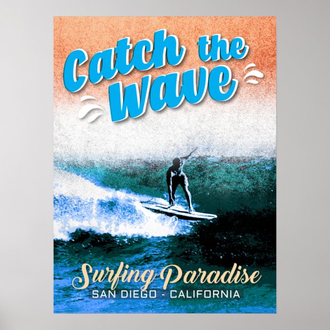Poster Catch the Wave - Le paradis du surf (Devant)