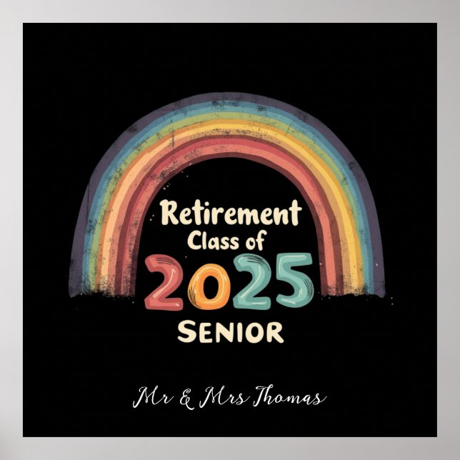 Poster Catégorie de retraite de 2025 Moment clé (Devant)