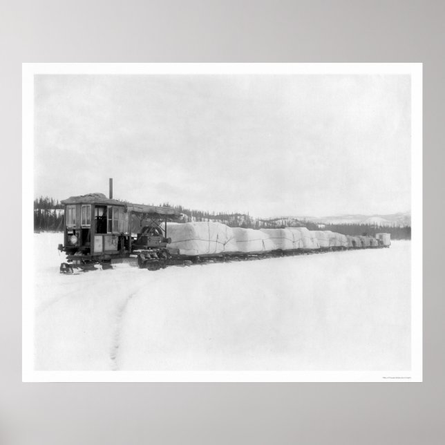 Poster Caterpillar Yukon Freight 1924 (Devant)