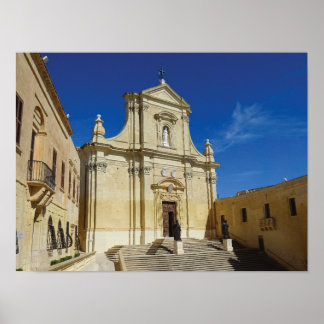 Poster Cathédrale de l'Assomption de Marie à Gozo Malte