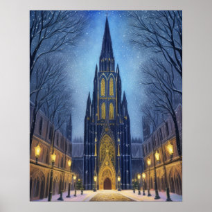 Poster Cathédrale de Night