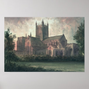 Poster Cathédrale de puits : vue du sud-est