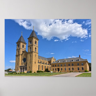 Poster Cathédrale des Plaines, Victoria, Kansas