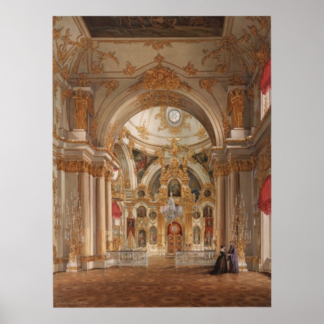 Poster Cathédrale du Palais d'Hiver (Devant)