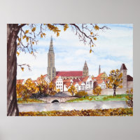 Cathédrale d'Ulm en Allemagne par Farida Greenfiel