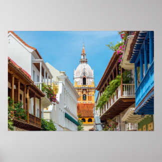 Poster Cathédrale et Balcon