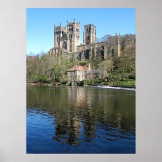 Poster Cathédrale et moulin de Durham