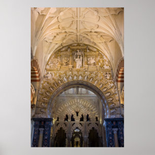 Poster Cathédrale Mezquita Intérieur à Cordoue