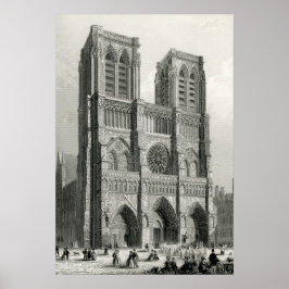 Poster Cathédrale Notre-Dame de Paris