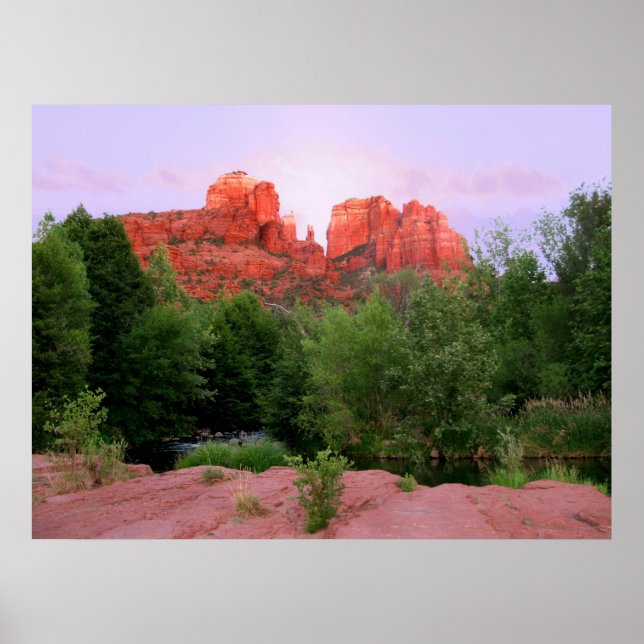 Poster Cathédrale Rock Sedona (Devant)