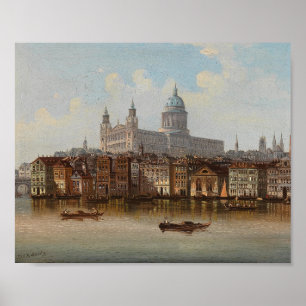 Poster Cathédrale Saint-Paul   Johann Wilhelm Jankowsky