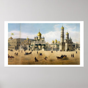 Poster Cathédrales de l'annonce et de l'Arkhangel,