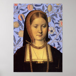 Poster Catherine d'Aragon Reine d'Angleterre Portrait