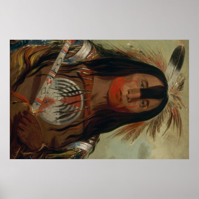 Poster Catlin Native American Art (Devant)