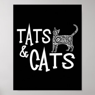 Poster Cats & ; Statistiques Chemise - Drôle Pour Le T