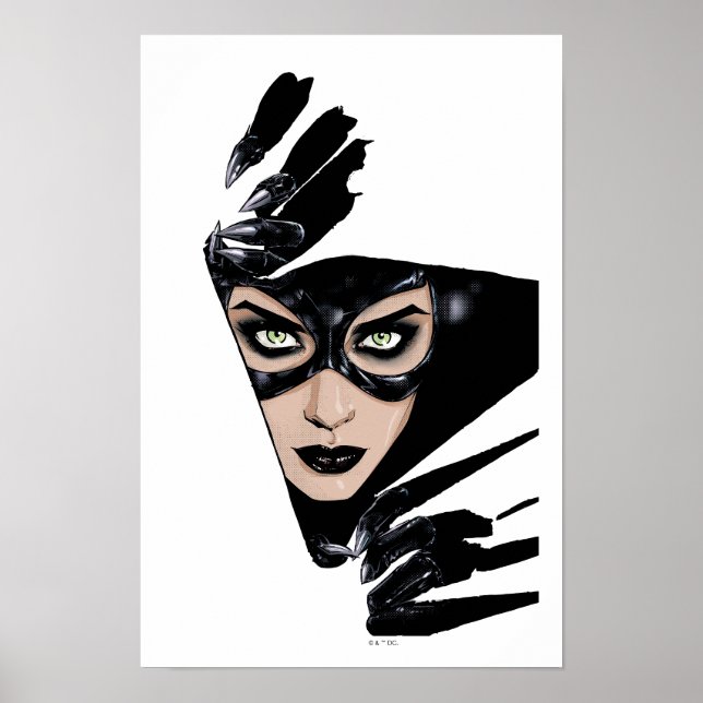 Poster Catwoman The Claws Are Out Cover Illustration (Devant)