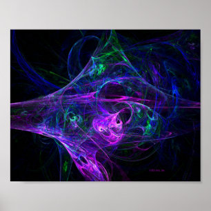 Poster Cauchemar 8" de Blacklight x 10" copie