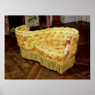 Poster Causeuse capitonnée, période du napoléon III