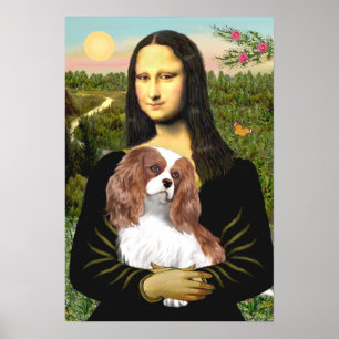 Poster Cavalier King Charles (Blenheim) - Mona Lisa