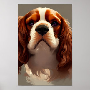 Poster Cavalier King Charles Spaniel AI5