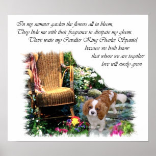 Poster Cavalier King Charles Spaniel Art