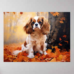 Poster Cavalier King Charles Spaniel Blenheim