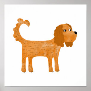 Poster Cavalier King Charles Spaniel Chien