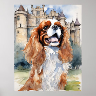 Poster Cavalier King Charles Spaniel - Chien Art Imprimer