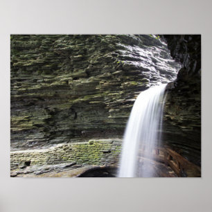 Poster Cavern Cascade, Watkins Glen State Park, New York
