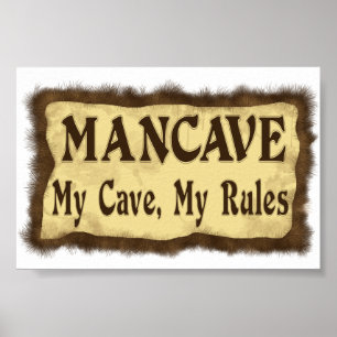 Poster Caverne d'homme
